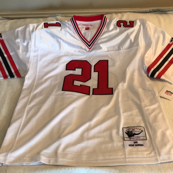 Mitchell & Ness Other - Mitchell & Ness 1989 Deion Sanders Atlanta Falcons Jersey Men’s 3XL NWT Read
